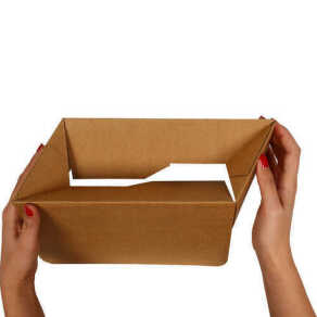 26*12*7.5cm Locked Box - Kraft - 3
