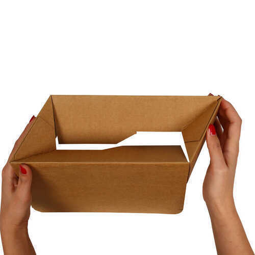 26*12*7.5cm Locked Box - Kraft - 3