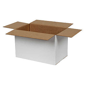 28x18x18cm Koli - 3 Desi Koli - Tek Oluklu Koli - Beyaz - Kolimarket
