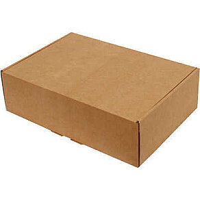 28x19x6 cm Kraft Lock Box - 1 Desi Box - Kutu (1)