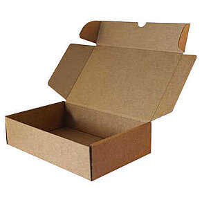 28x20x12 cm Kraft Locking Box - 2 Desi Box - Kutu