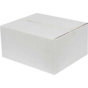 30*25*15cm Koli - 3,8 Desi Koli - Tek Oluklu Koli - Beyaz - 2