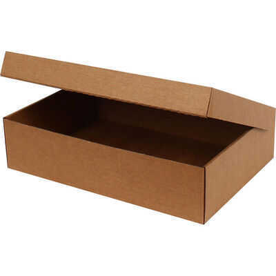 32*22*8cm Kutu - 2 Desi Kutu - Kilitli Kutu - Kraft - 1