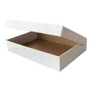 32x22x6cm Kutu - 1,4 Desi Kutu - Kilitli Kutu - Beyaz - Kutu