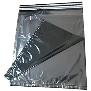 32x40+5cm Pocketless Transparent Black Cargo Bag - 100 Pieces - 1