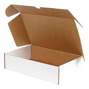 33.5x33.5x8 cm White Locking Box - Kutu