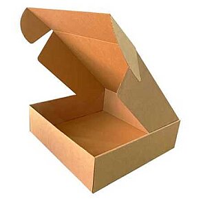 33.5x33.5x8cm Locking Kraft Box - 3 Desi Box - Kutu