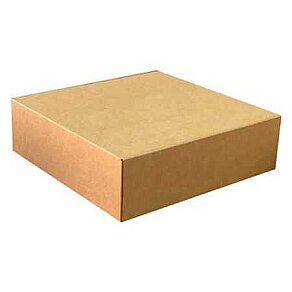 33.5x33.5x8cm Locking Kraft Box - 3 Desi Box - Kutu (1)