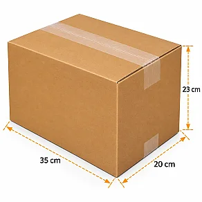 35x20x23cm Koli - 5 Desi Koli - Çift Oluklu Koli - Kolicim (1)