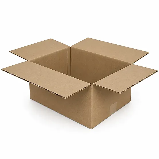 35x25x15cm Koli - 4 Desi Koli - Çift Oluklu Koli - Beyaz - 1