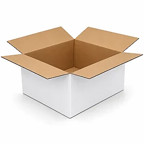 35x25x15cm Koli - 4 Desi Koli - Çift Oluklu Koli - Beyaz - Kolicim (1)