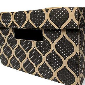 35x27x18 cm Black Locking Box - 3