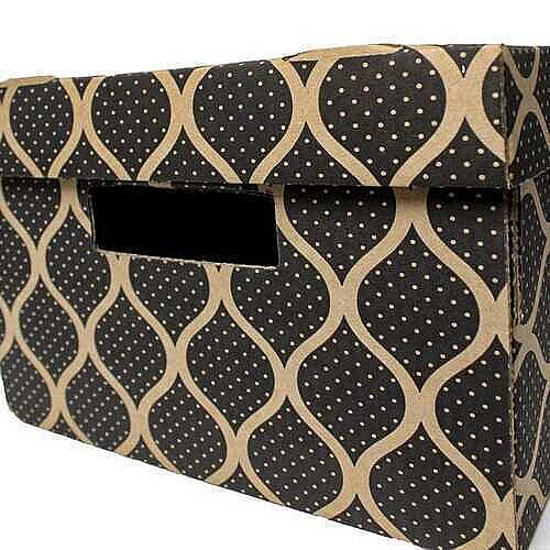35x27x18 cm Black Locking Box - 3