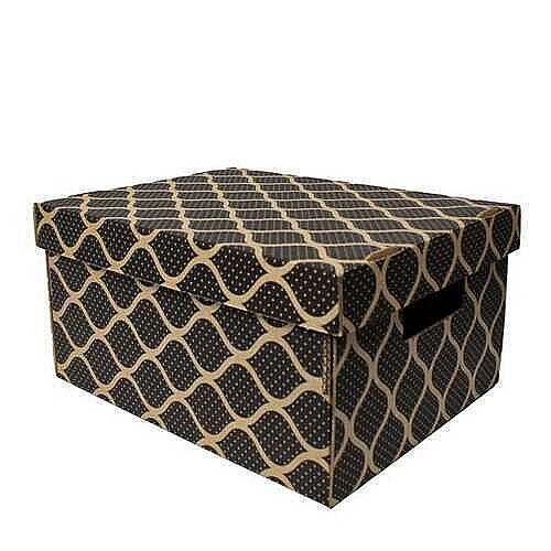 35x27x18 cm Black Locking Box - 1