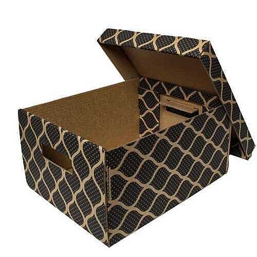 35x27x18 cm Black Locking Box - 2