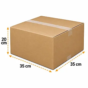 35x35x20cm Koli - 8 Desi Koli - Çift Oluklu Koli - Kolici (1)