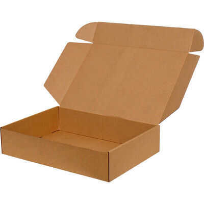 37*26*8cm Kutu - 3 Desi Kutu - Kilitli Kutu - Kraft - 1