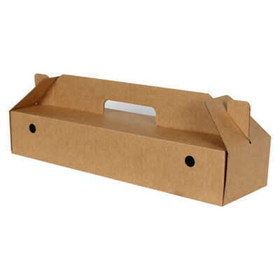 39x11,5x7cm Kutu - 1 Desi Kutu - Lahmacun Kutusu - Kraft - 1