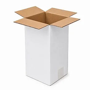 3x3x6cm Koli - 0,02 Desi Koli - Tek Oluklu Koli - Beyaz - Kolici (1)