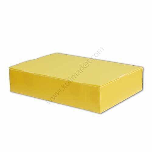 40*29*9cm Plastic Corrugated Box - Yellow - 2