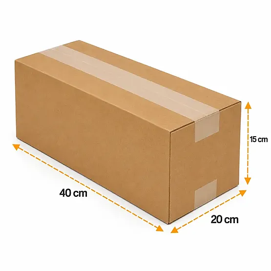 40x20x15cm Koli - 4 Desi Koli - Çift Oluklu Koli - 2