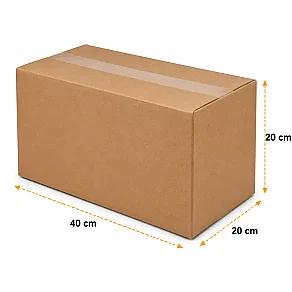 40x20x20cm Koli - 5 Desi Koli - Çift Oluklu Koli - 3