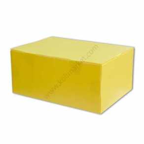 40x29x18 Plastik Kutu - Büyük Boy - Sarı - Plastik Koli (1)