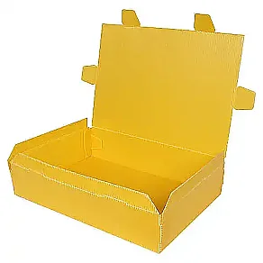 40x29x5cm Plastic Box - Mini Size - Yellow - 1