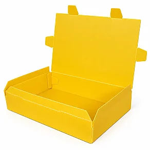 40x29x9cm Plastik Kutu - Orta Boy - Sarı - 3