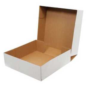 41x32x20 cm 9 Desi White Shipping Box - Kutu