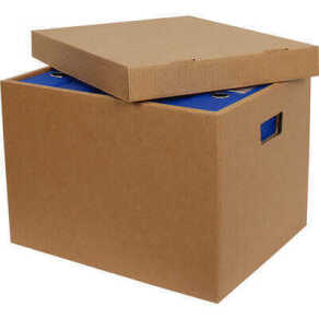 41x34x29,5cm Kutu - 14 Desi Kutu - Klasör Kutusu - Klasör Arşiv Kolisi - Kraft - Kutu