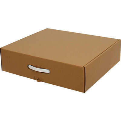 43*37*11cm Kutu - Kulplu Kutu - 6 Desi Kutu - Kraft - 3