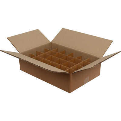 44x29,5x12,7cm Koli - 6 Desi Koli - Seperatörlü Su Bardağı Kolisi - 1