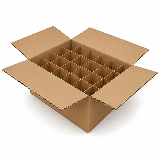 44x29,5x12,7cm Koli - 6 Desi Koli - Seperatörlü Su Bardağı Kolisi - 1
