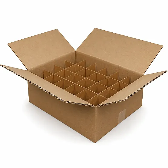 44x29,5x12,7cm Koli - 6 Desi Koli - Seperatörlü Su Bardağı Kolisi - 3