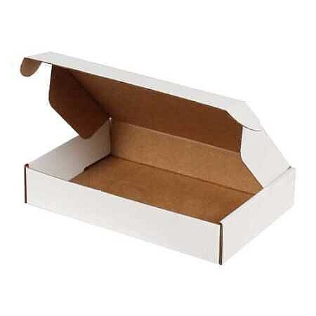 47x34x8 cm White Double Wall Locking Box - 2