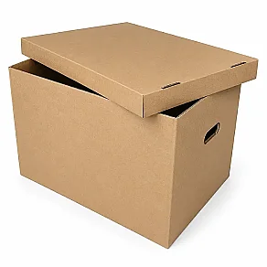 51x36x35cm El Tutamaklı Koli - 22 Desi Koli - Çift Oluklu Koli - Kraft - Kolicim (1)