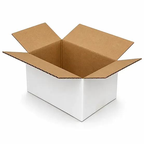 6,5x3,5x3cm Koli - 0,02 Desi Koli - Tek Oluklu Beyaz Koli - 3