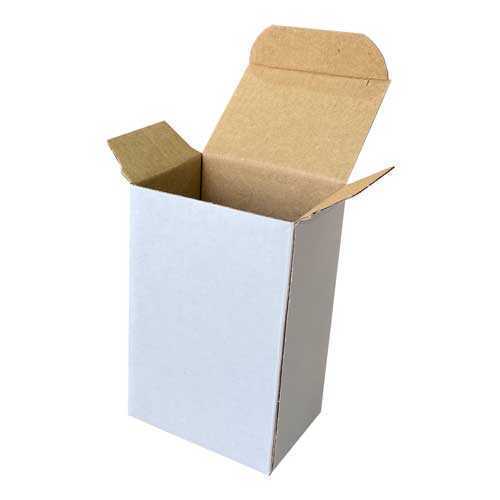 7,5*5,5*12cm Kilitli Kutu - Beyaz