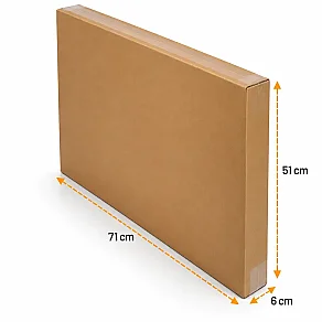 71*6*51cm Koli - 7 Desi Koli - Tek Oluklu Koli - Çerçeve Tablo Kolisi - Kolimarket (1)