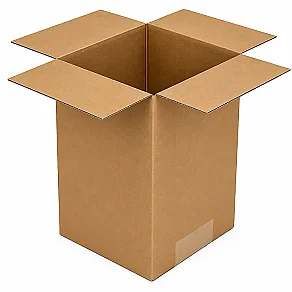 7x7x9cm Koli - 0,1 Desi Koli - Çift Oluklu Koli - Beyaz - 1