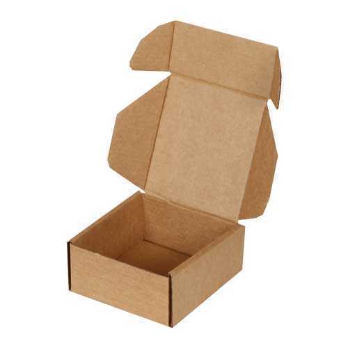 8*8*4cm Kilitli Kutu - Kraft