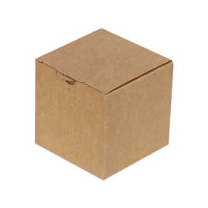 8*8*8cm Kilitli Kutu - Kraft - Thumbnail