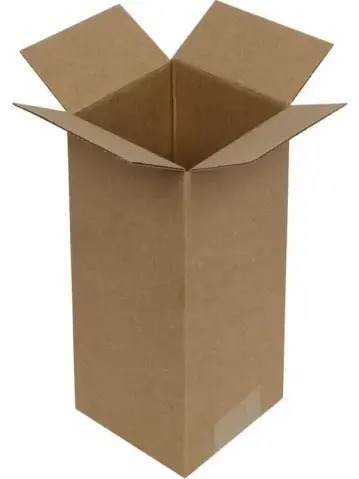 8x8x10 cm Kraft Single Wall Box 0.2 Desi Box - Kolici