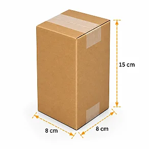 8x8x15cm Koli - 0,3 Desi Koli - Çift Oluklu Koli - Kolicim (1)