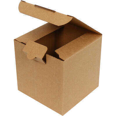 9x9x11 cm Kraft Single Wall Box - 0.3 Desi - 2