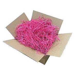 Fuchsia Pink Crinkle Cut Paper Filler - 250 g - Kutu