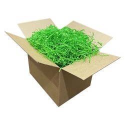 Zikzak Kırpık Kağıt Dolgu Malzemesi- Fıstık Yeşili - 250 Gr - 1
