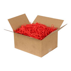 Zikzak Kırpık Kağıt Dolgu Malzemesi- Kırmızı -250Gr