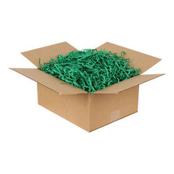 Zikzak Kırpık Kağıt Dolgu Malzemesi- Koyu Yeşil -250Gr - 1